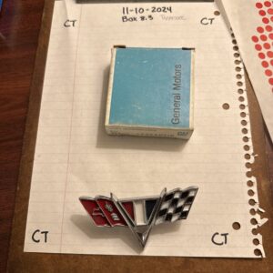 Chevy fender flag emblem 1964-1967 3840318