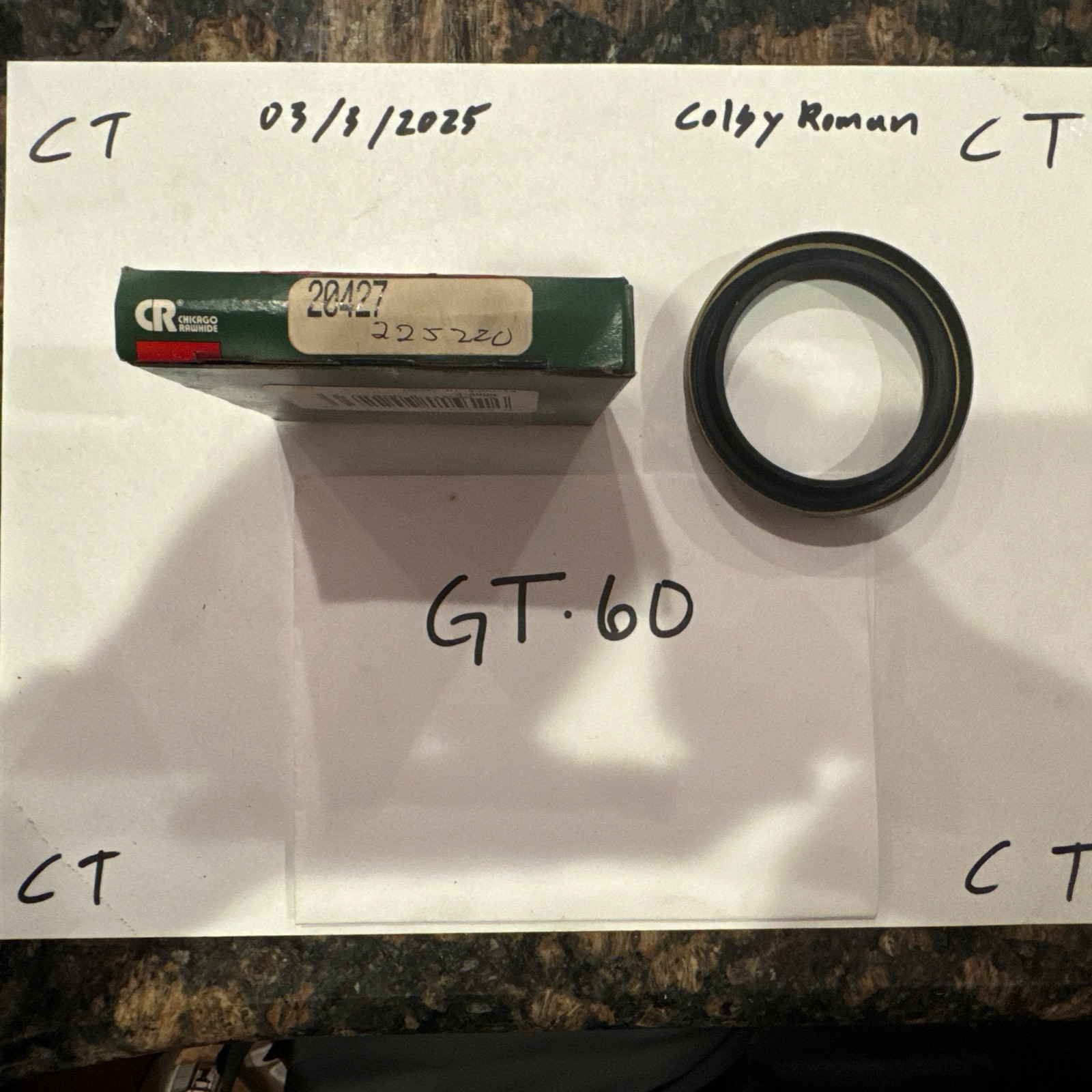 Chicago Rawhide Oil Seal 20427 - Image 3