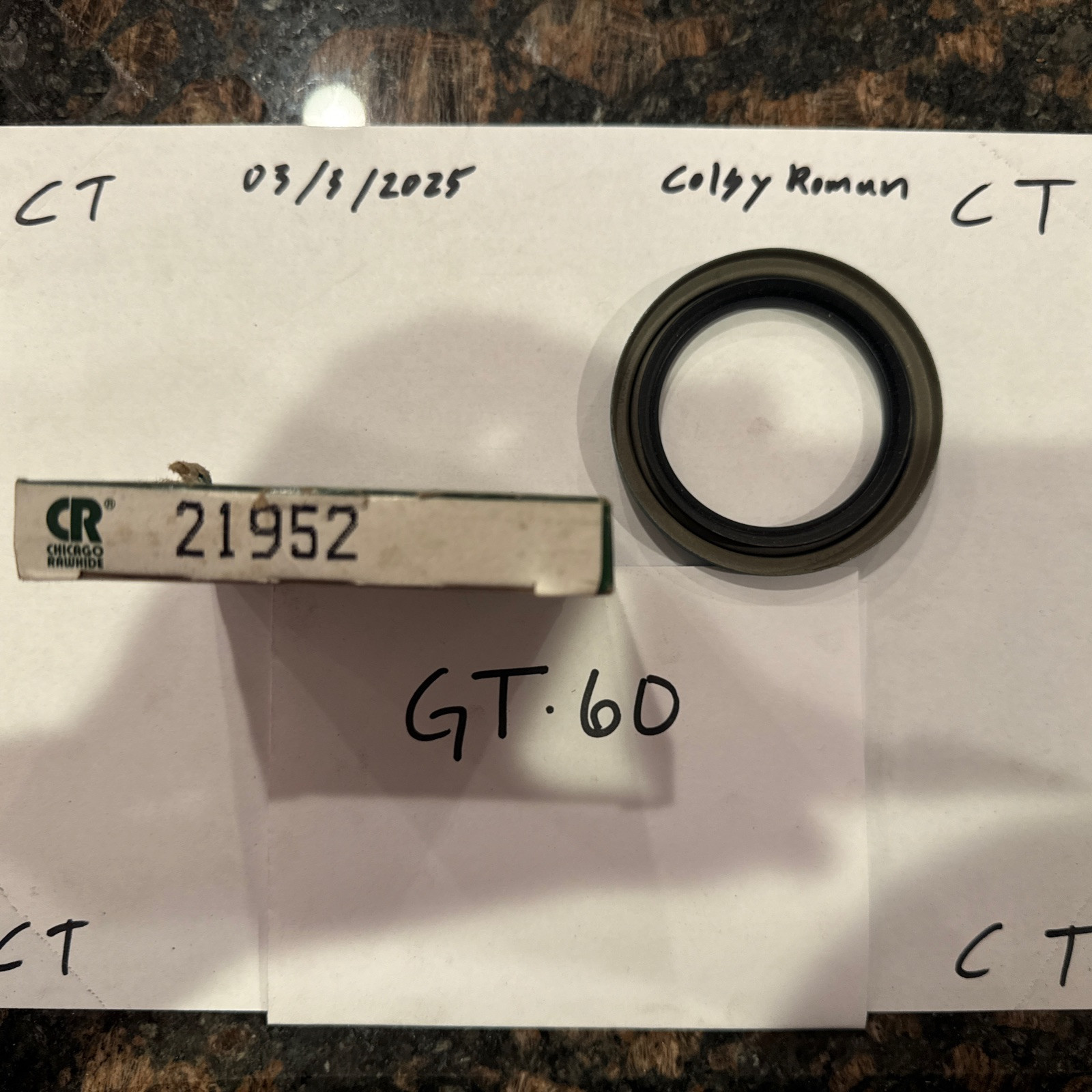 Chicago Rawhide Oil Seal 21952 - Image 4