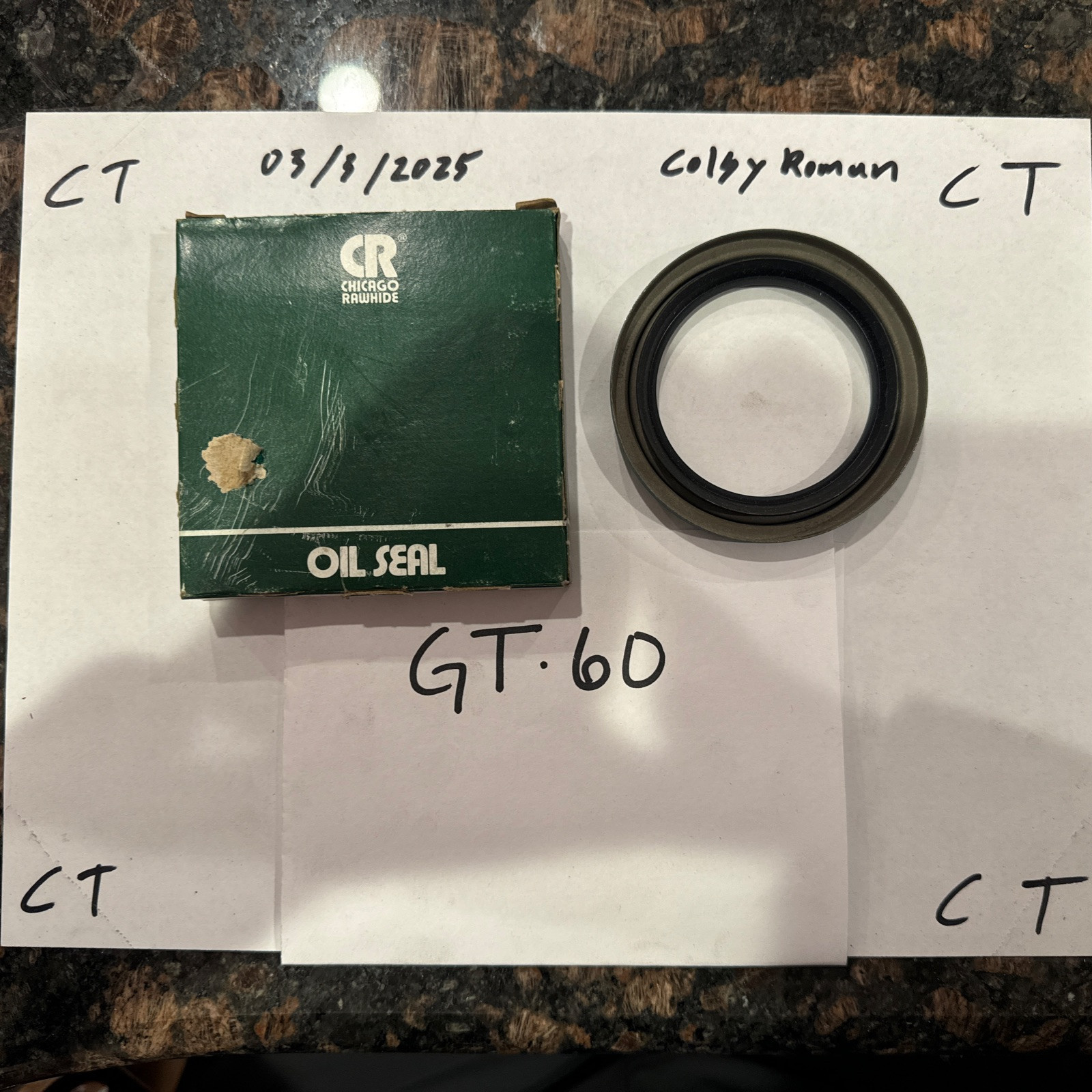 Chicago Rawhide Oil Seal 21952