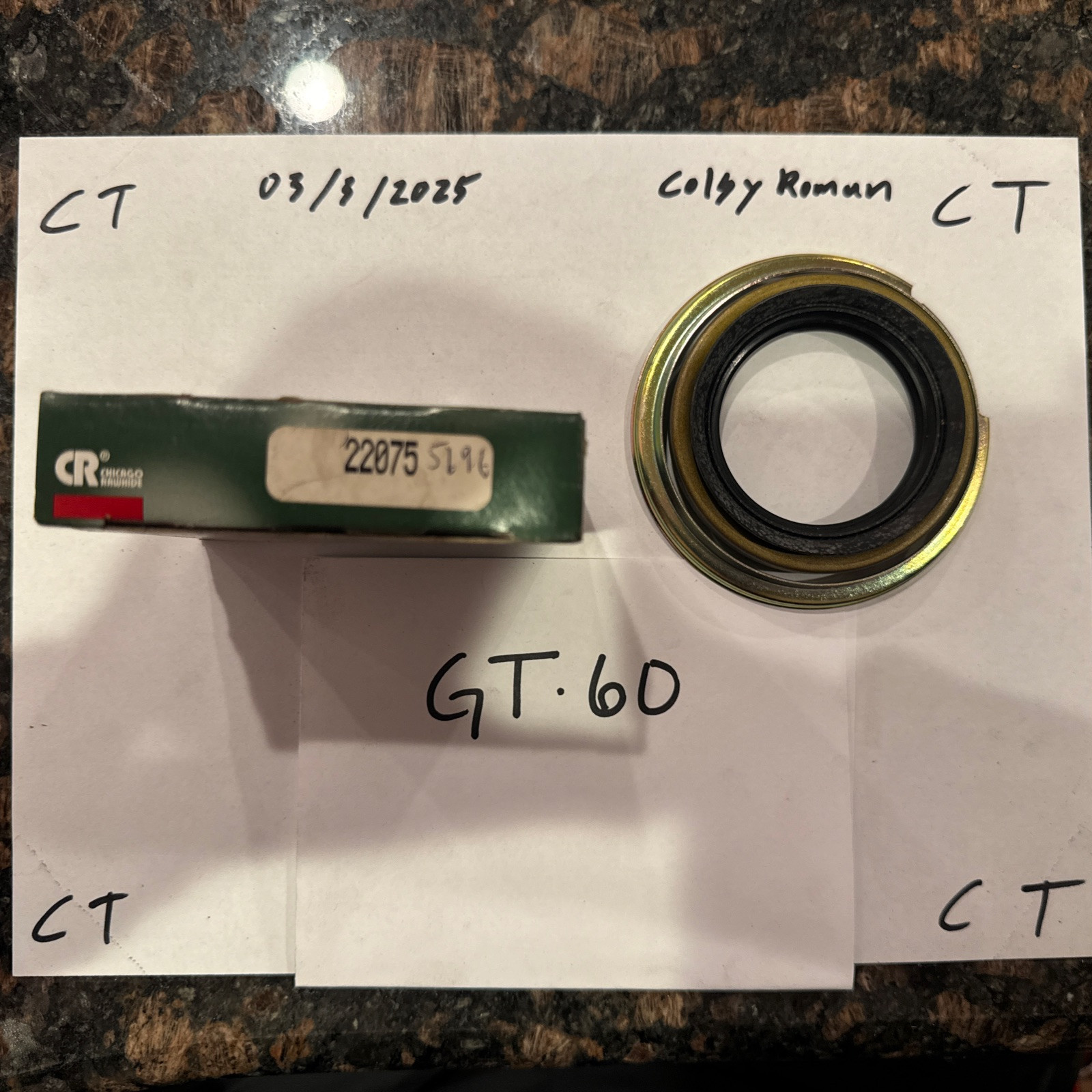 Chicago Rawhide Oil Seal 22075 - Image 4