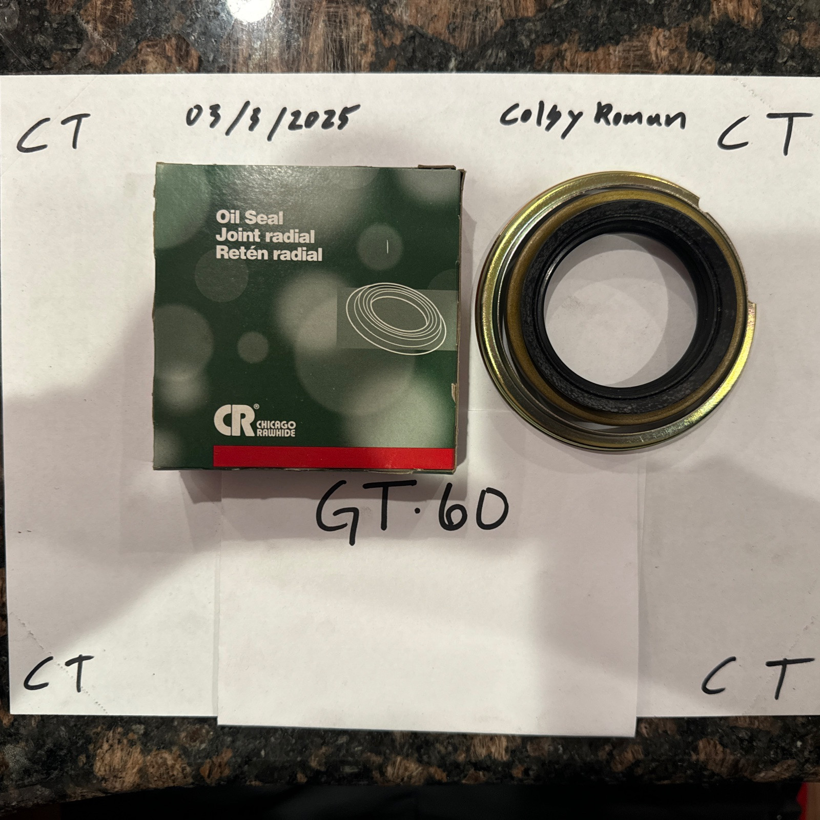 Chicago Rawhide Oil Seal 22075