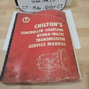 Chilton's Controlled Coupling Hydra-Matic Transmission Service Manual
