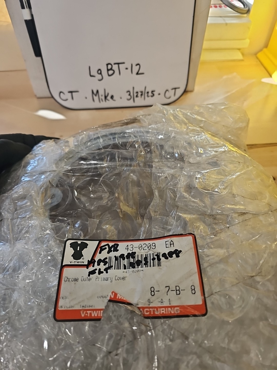 Chrome Outer Primary Cover for Harley Davidson by V-Twin - Image 3