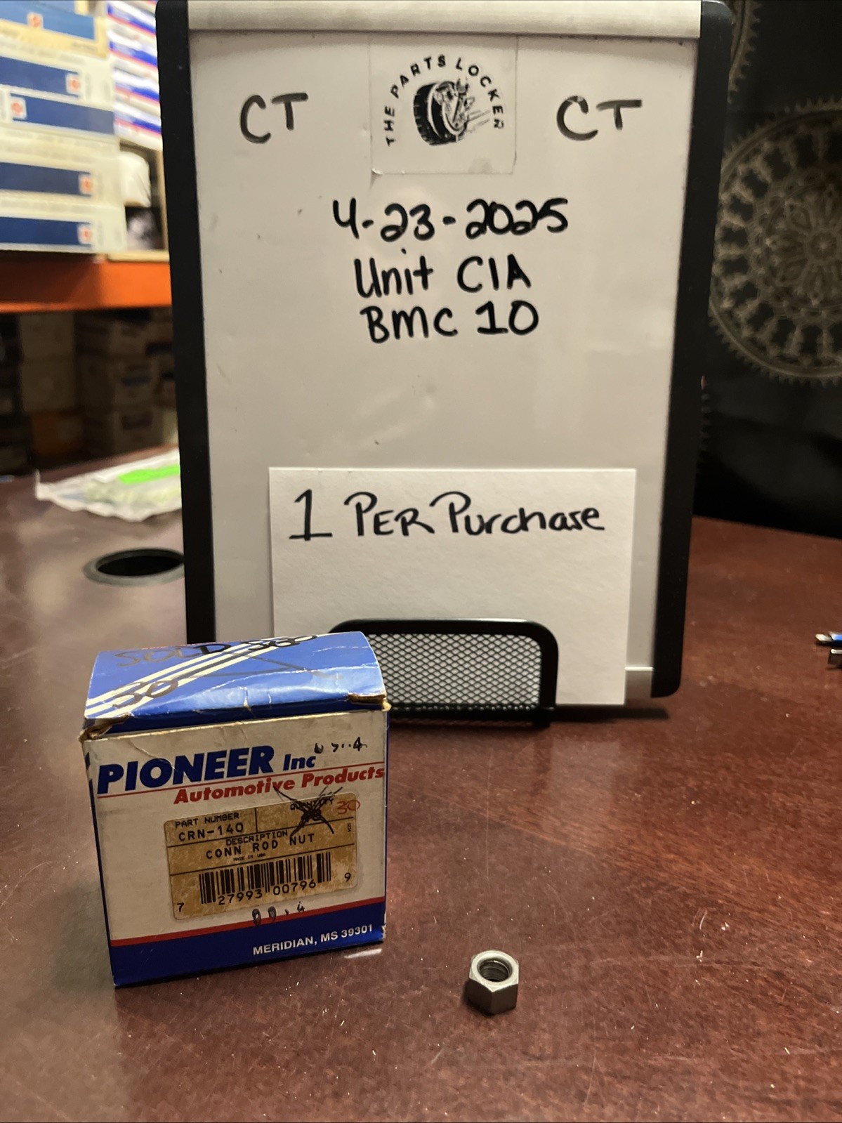 Connecting Rod Nut Pioneer CRN-140