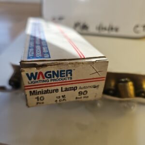 Courtesy Light Bulb Wagner Lighting #90 12v 8cp 1 Box Of 10 Bulbs