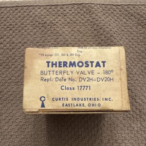 Curtis Butterfl Thermostat 17771 Dv2h-dv20h 189 Degrees