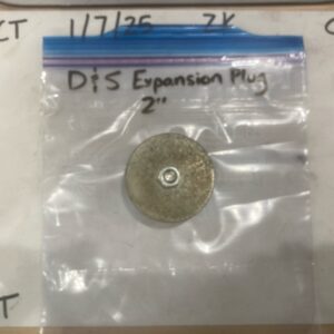 D&S 2” Rubber Expansion Plug