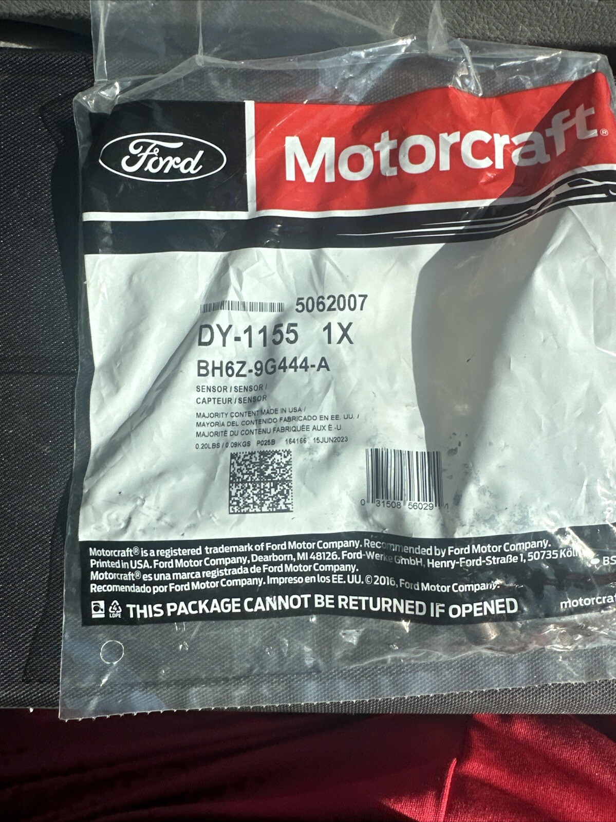 DY-1155 Motorcraft O2 Oxygen Sensor Front Lower DOWNSTREAM New for Ford Explorer