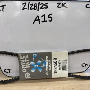 Dayco 15345DR V Belt, Spun Cog, Drive-Rite Traditional