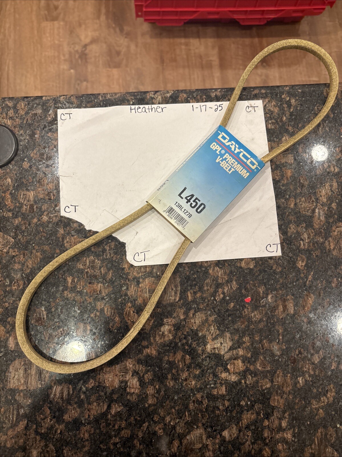 Dayco L450 Accessory Drive Belt 13RL1270