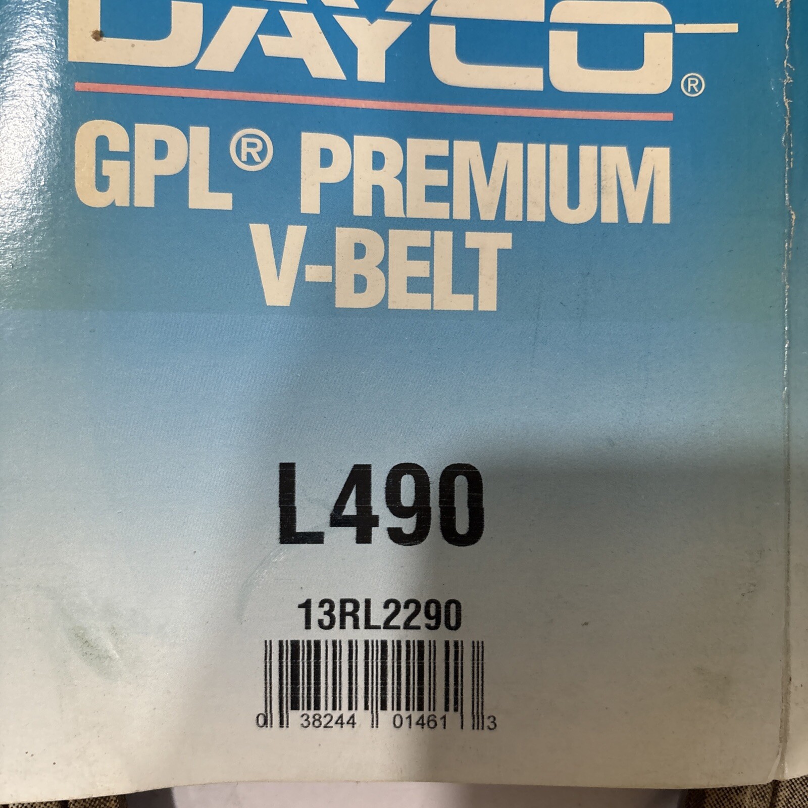Dayco L490 Utility V Belt, Premium, Dayco Gpl - Image 3