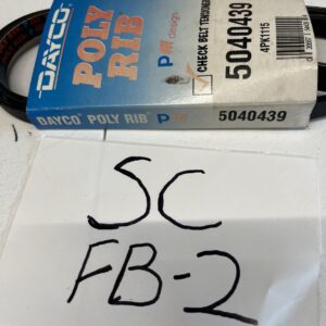 Dayco Poly-Rib Quiet Design Serpentine Belt 5040439 (4PK1115)