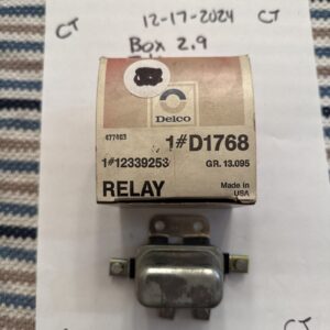 Delco D1768 Cutoff Relay 1116969 Nos OEM Genuine GM