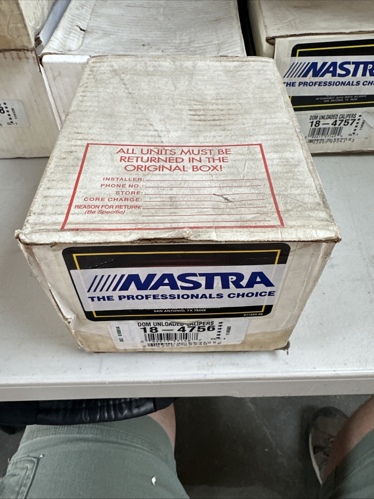 Disc Brake Caliper Cardone 18-4756 Reman - Image 4