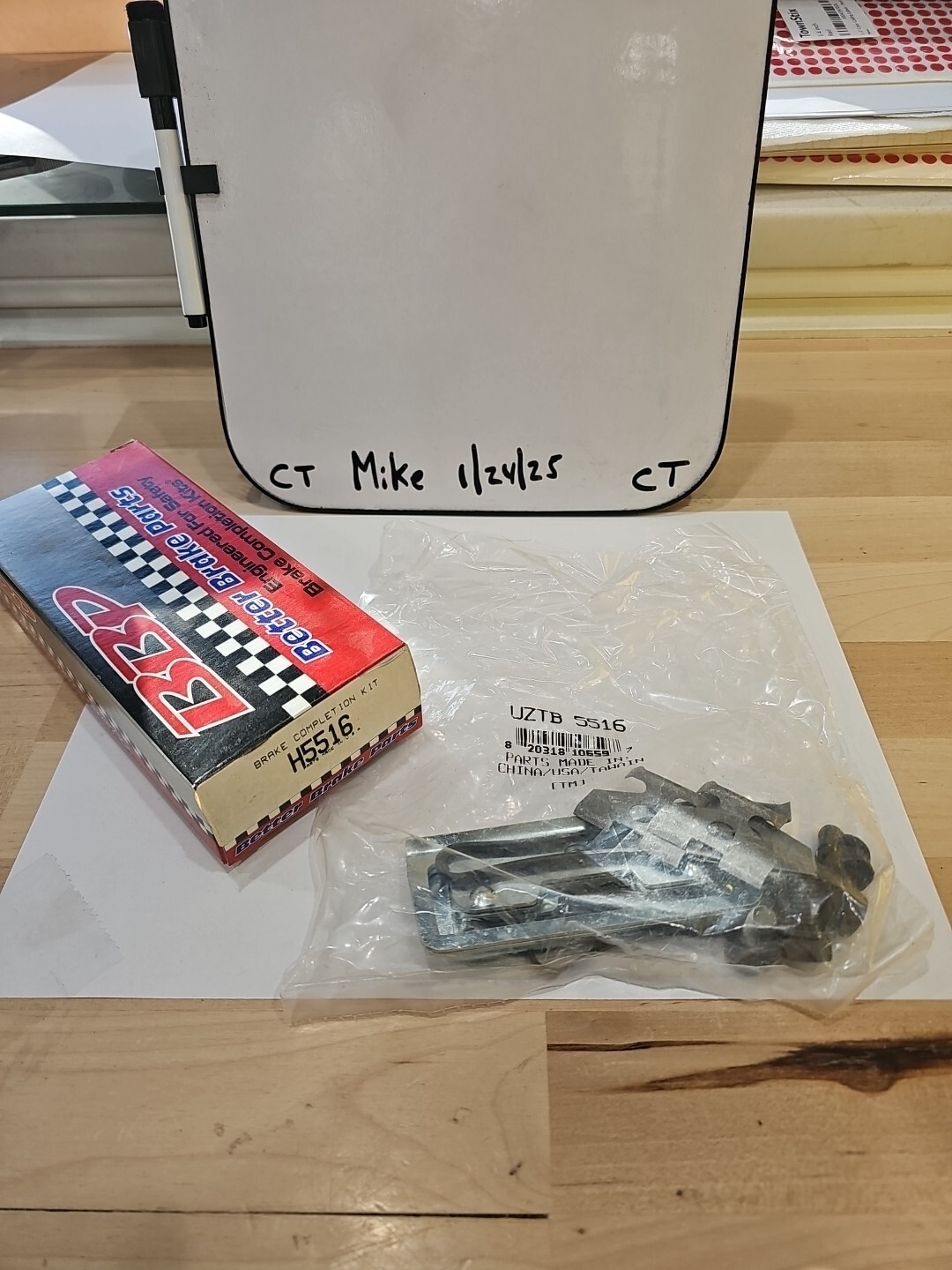 Disc Brake Hardware Kit-Front Disc Better Brake H5516 (5516K)