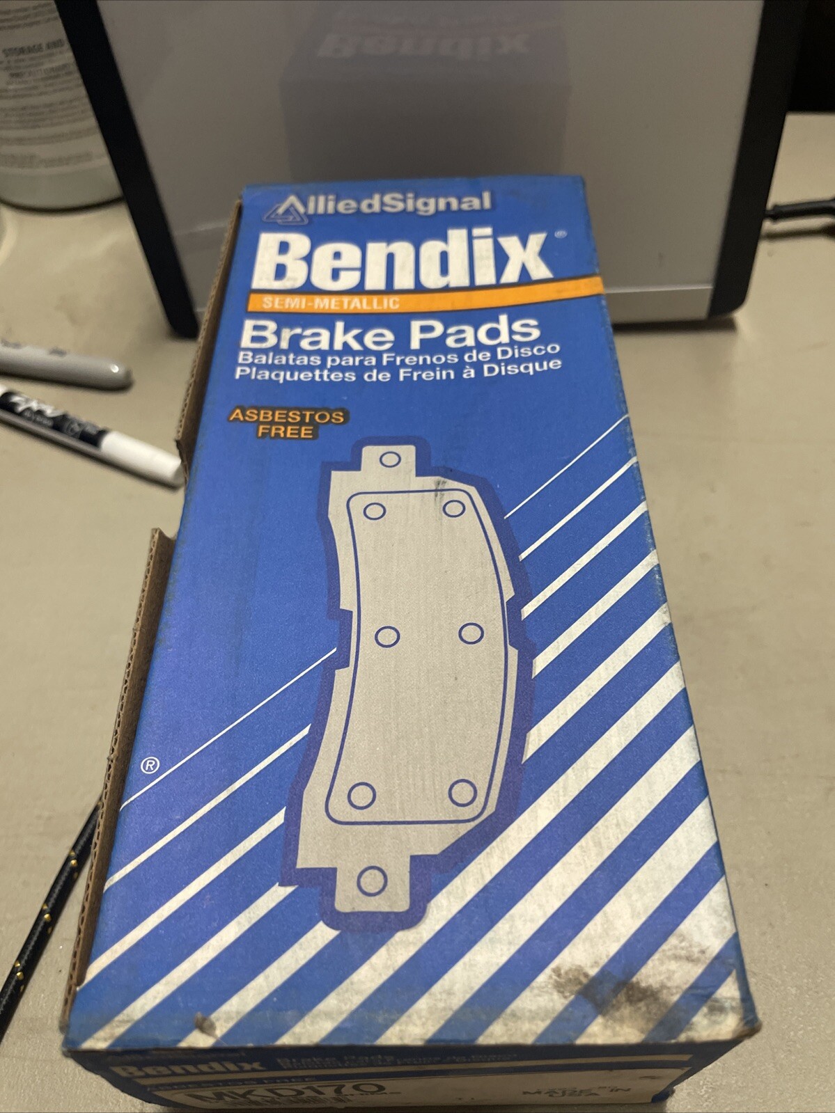 Disc Brake Pad-Semi Metallic Front Bendix MKD170 - Image 3