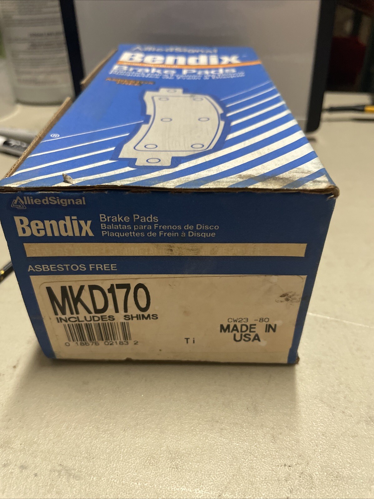 Disc Brake Pad-Semi Metallic Front Bendix MKD170 - Image 4