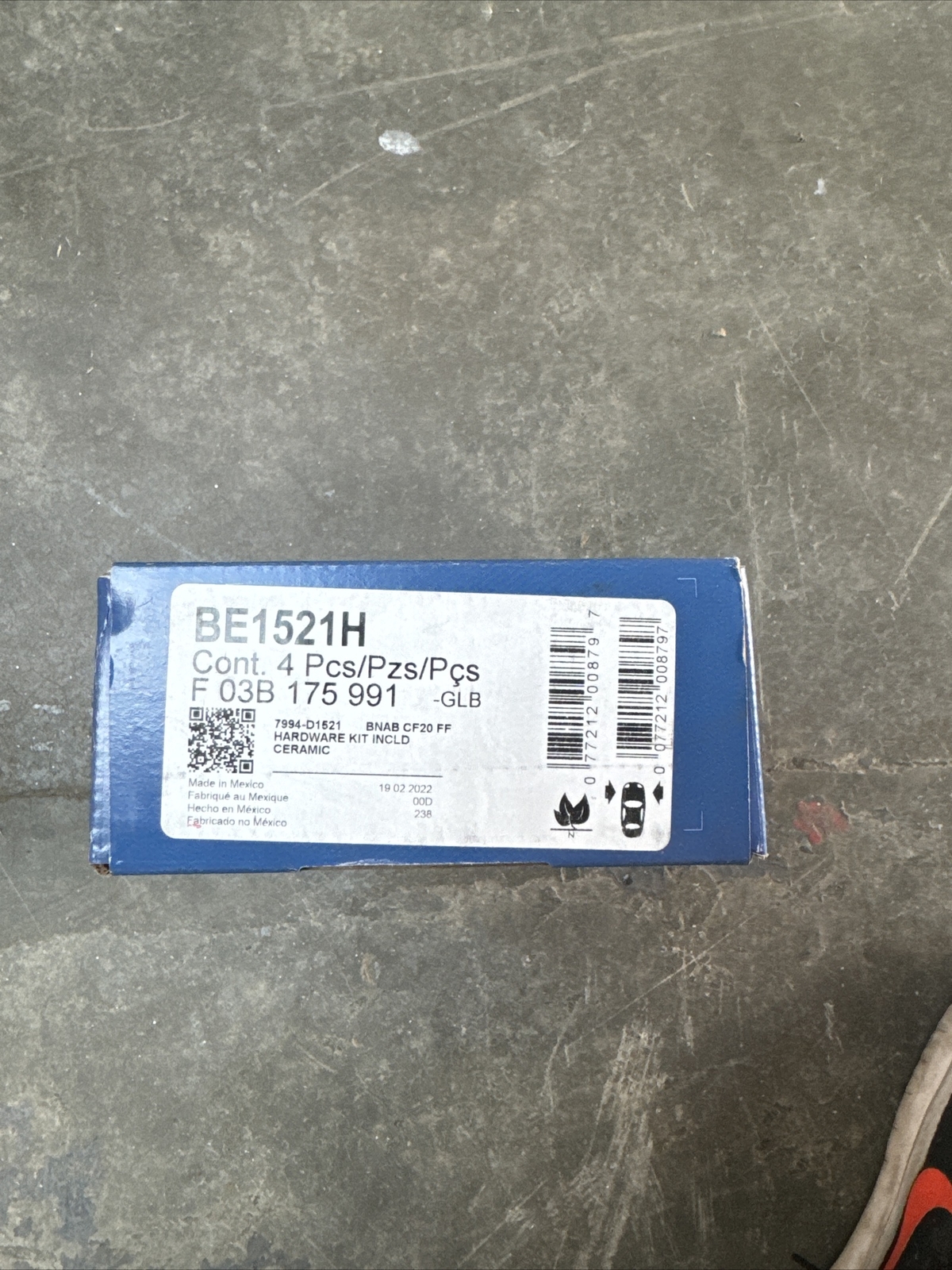 Disc Brake Pad Set-AWD Bosch BE1521H