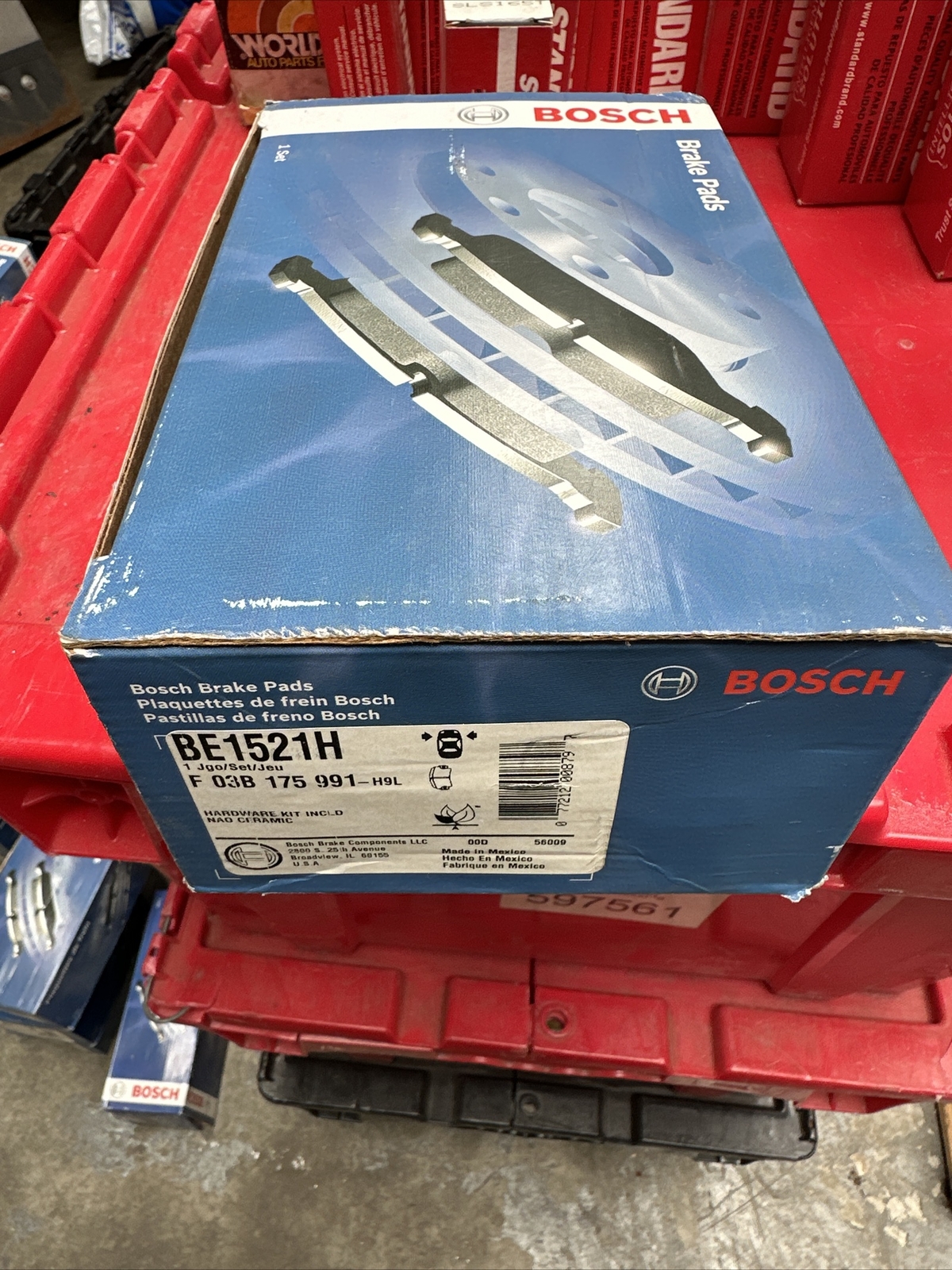 Disc Brake Pad Set-AWD Front Bosch BE1521H