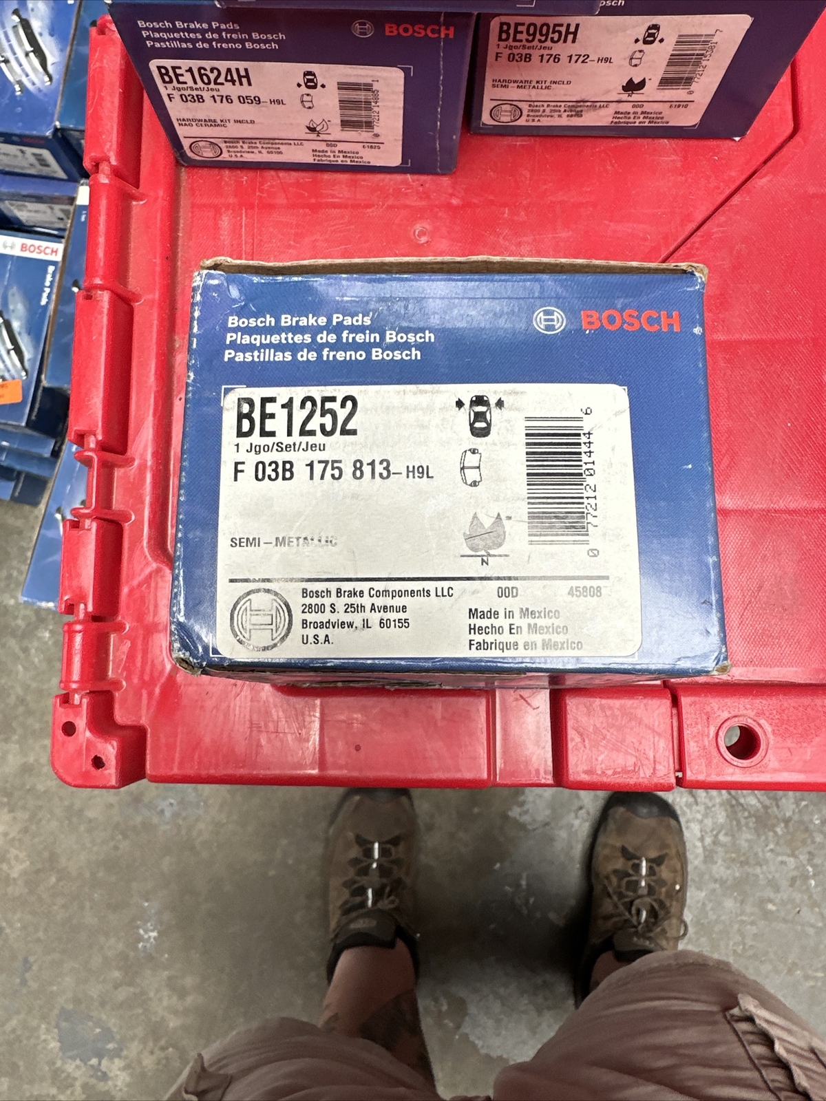 Disc Brake Pad Set-Blue Brake Pads Front Bosch BE1252