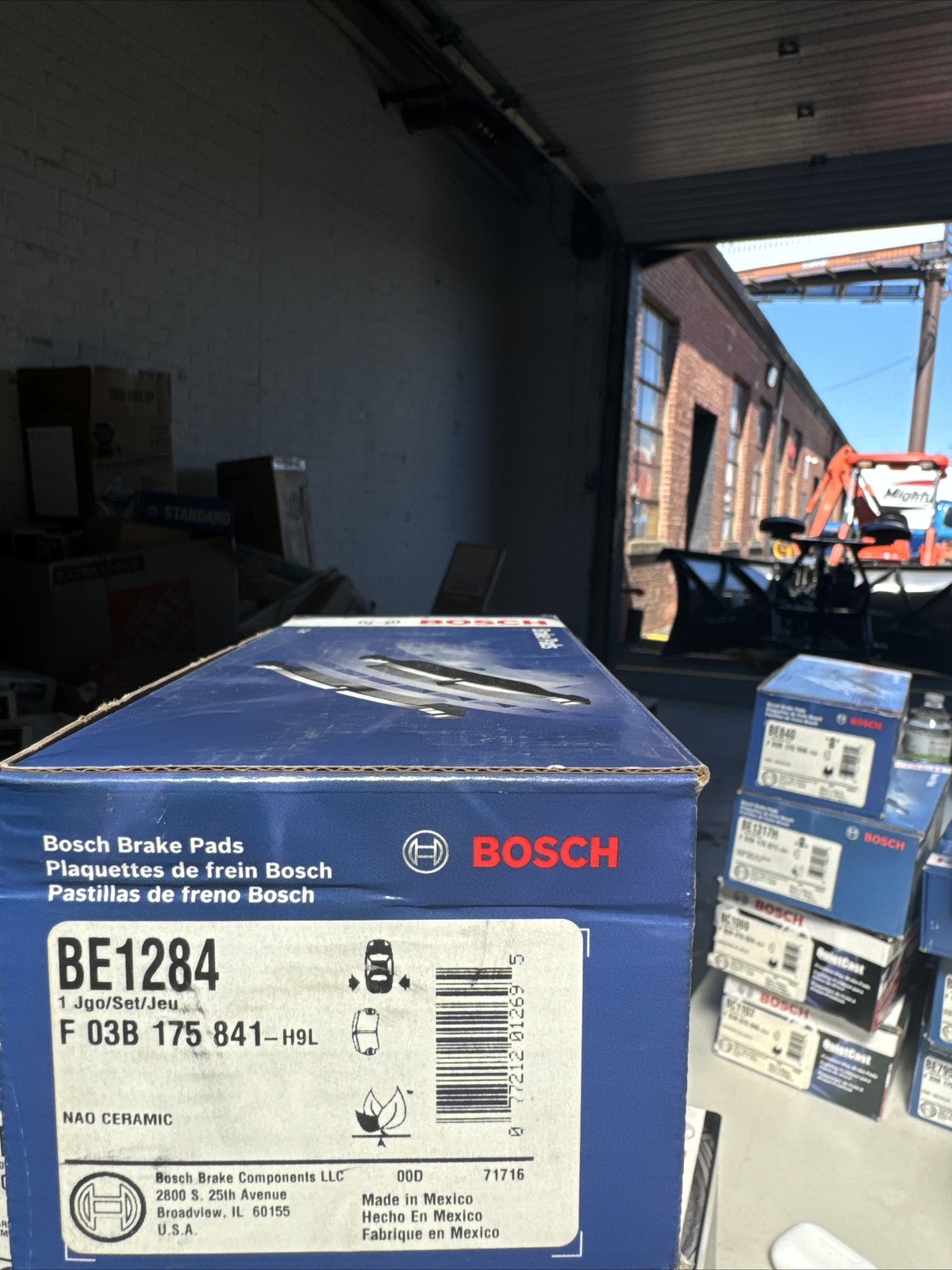 Disc Brake Pad Set-Blue Brake Pads Rear Bosch BE1284