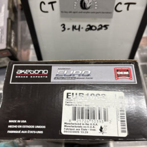 Disc Brake Pad Set-Euro EUR1003 Ultra Premium Ceramic Pads Frt 03-09 Volvo XC90