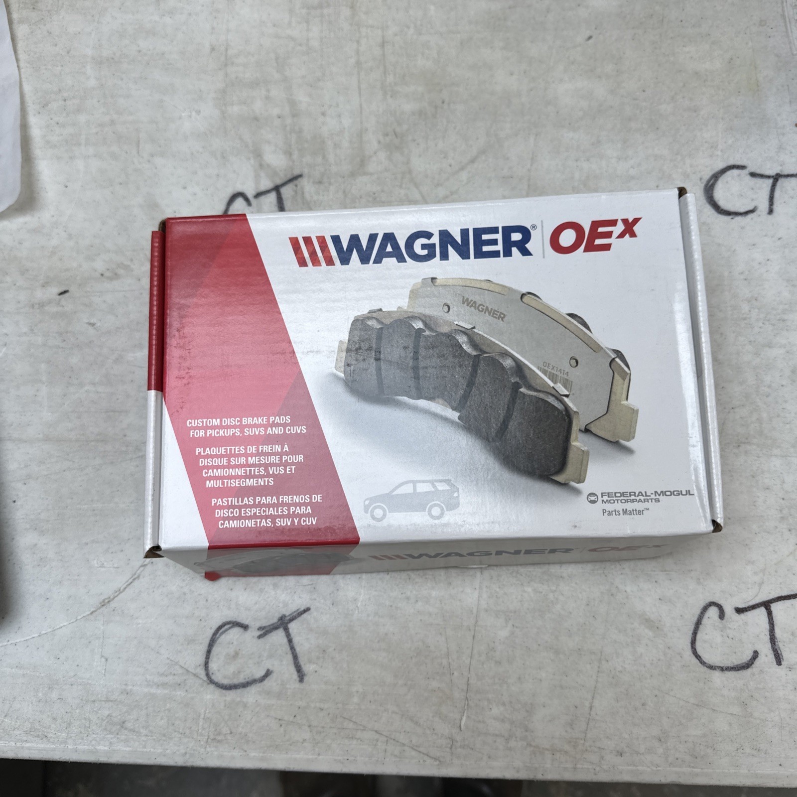 Disc Brake Pad Set-OEX Disc Brake Pad Wagner OEX967AM