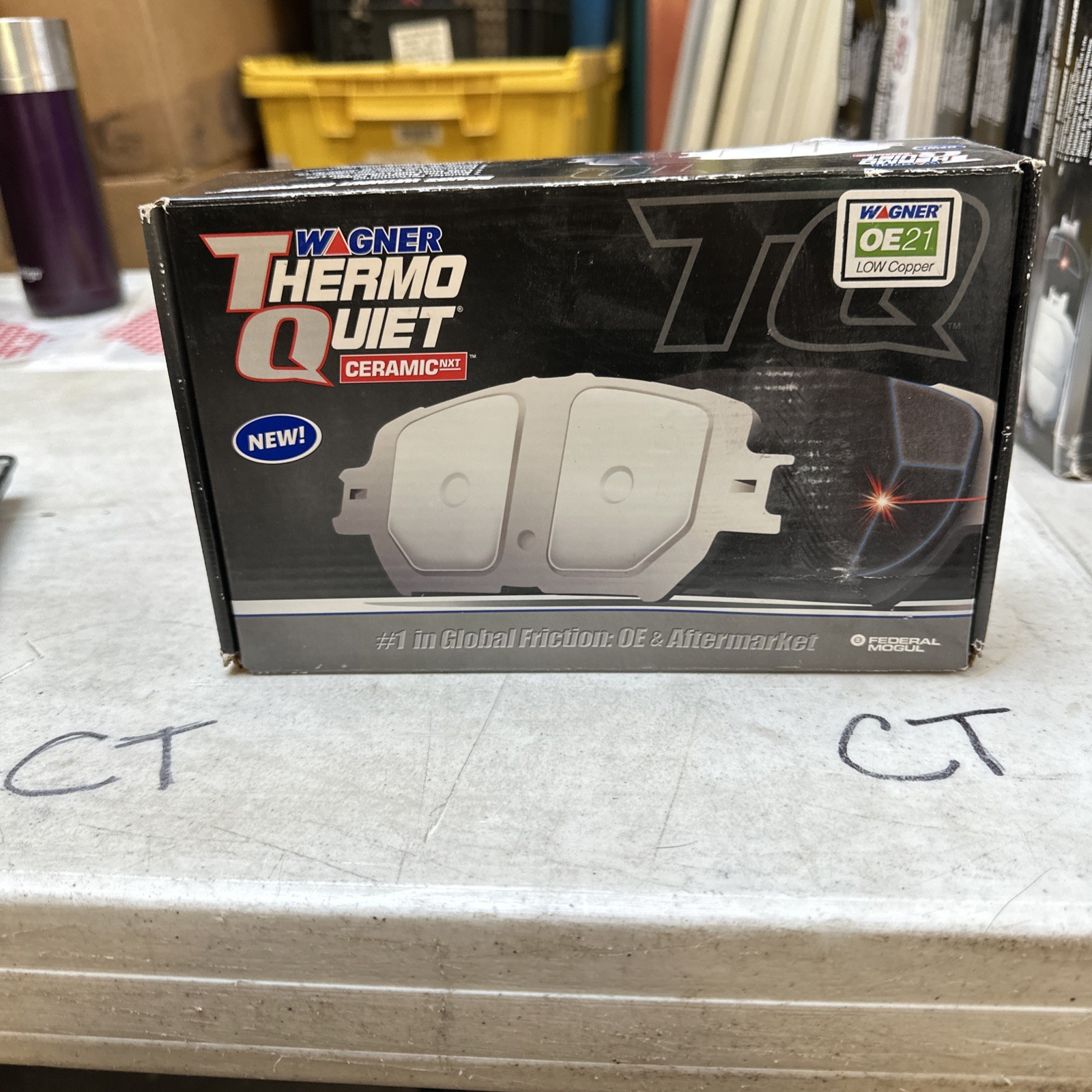 Disc Brake Pad Set-ThermoQuiet Disc Brake Pad Wagner QC1056B