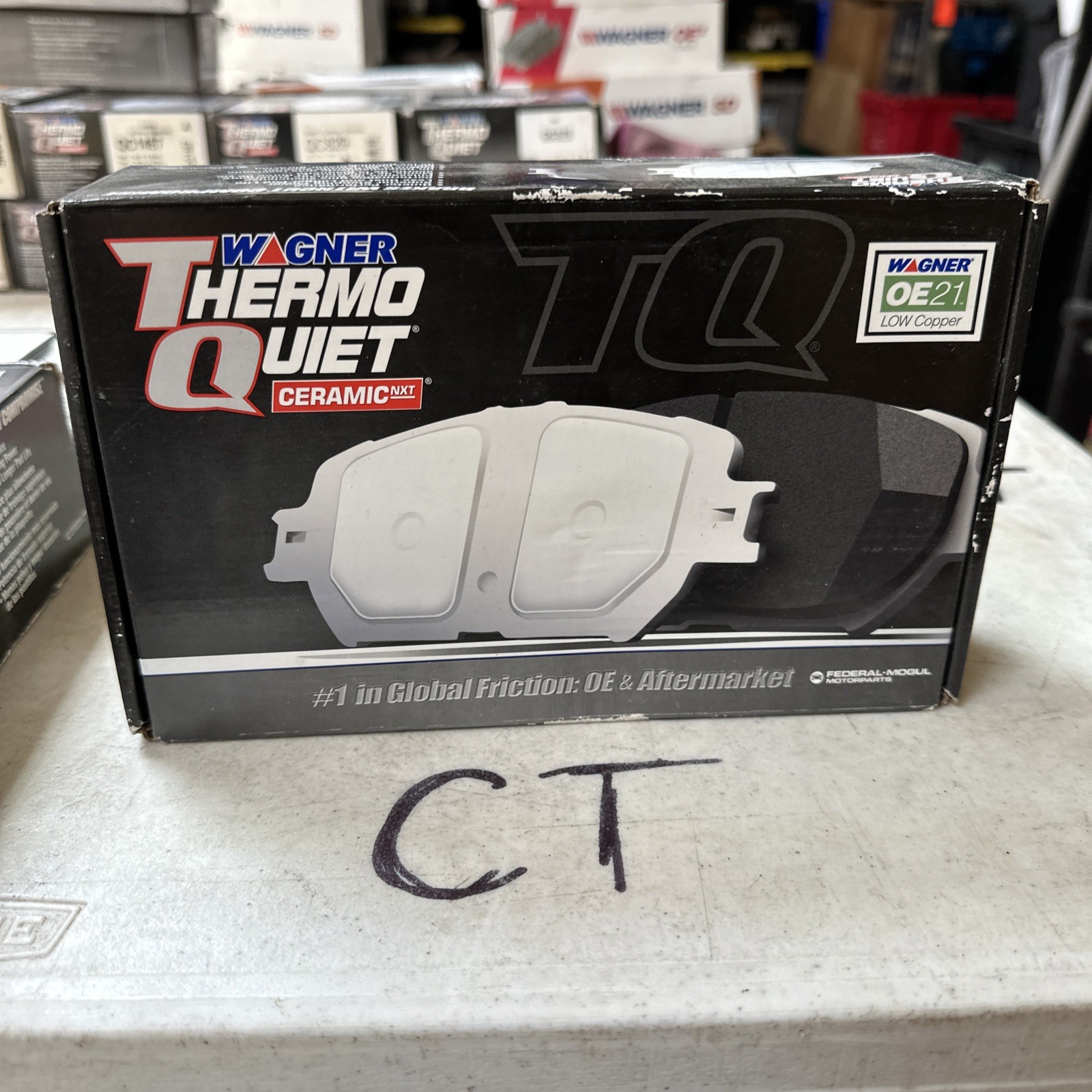 Disc Brake Pad Set-ThermoQuiet Disc Brake Pad Wagner QC1428