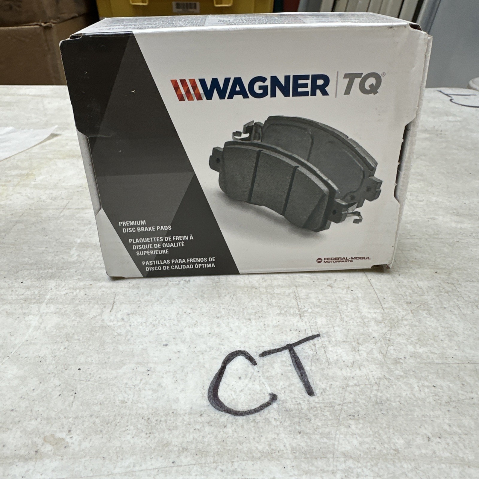 Disc Brake Pad Set-ThermoQuiet Disc Brake Pad Wagner QC1806