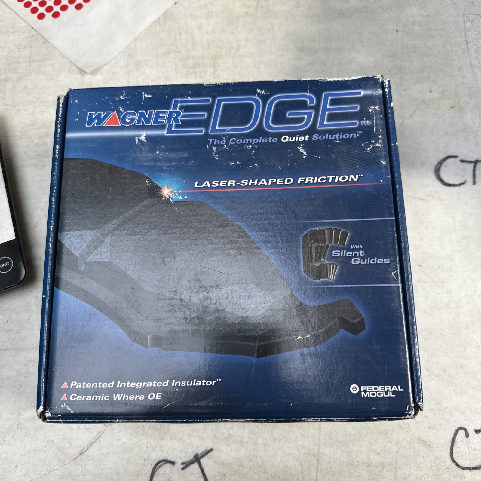 Disc Brake Pad Set-ThermoQuiet Disc Brake Pad Wagner QC627