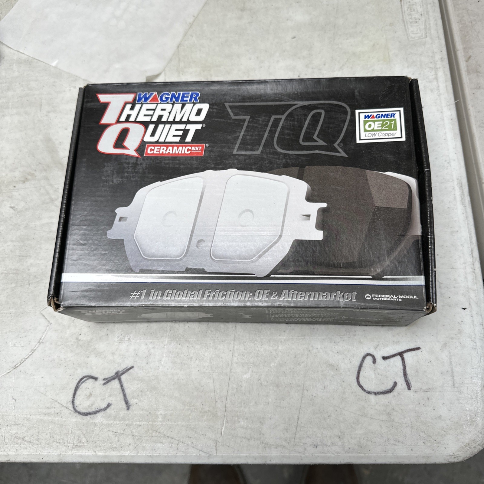 Disc Brake Pad Set-ThermoQuiet Disc Brake Pad Wagner QC673