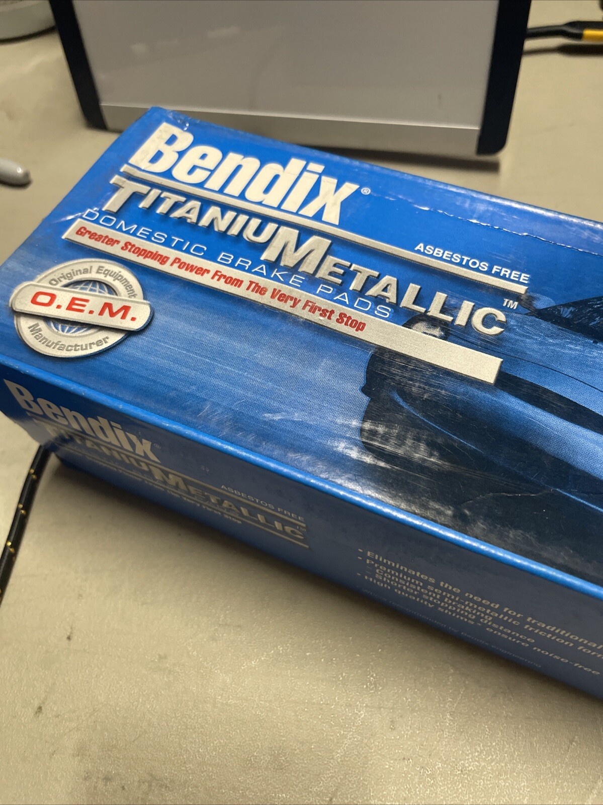 Disc Brake Pad Set-TitaniuMetallic II Disc Brake Pad Bendix MKD659 - Image 4