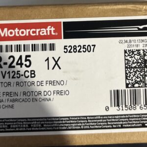 Disc Brake Rotor Motorcraft BRR-245 / Ford 6U2Z-1V125-CB