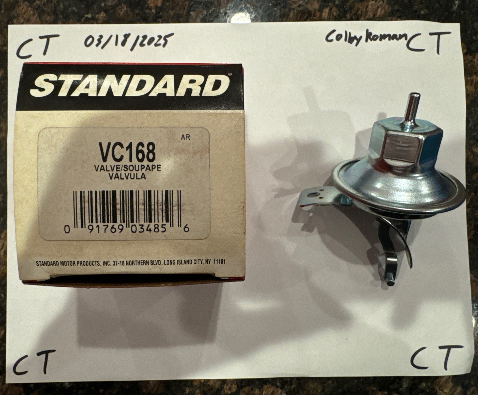 Distributor Vacuum Advance Standard VC-168
