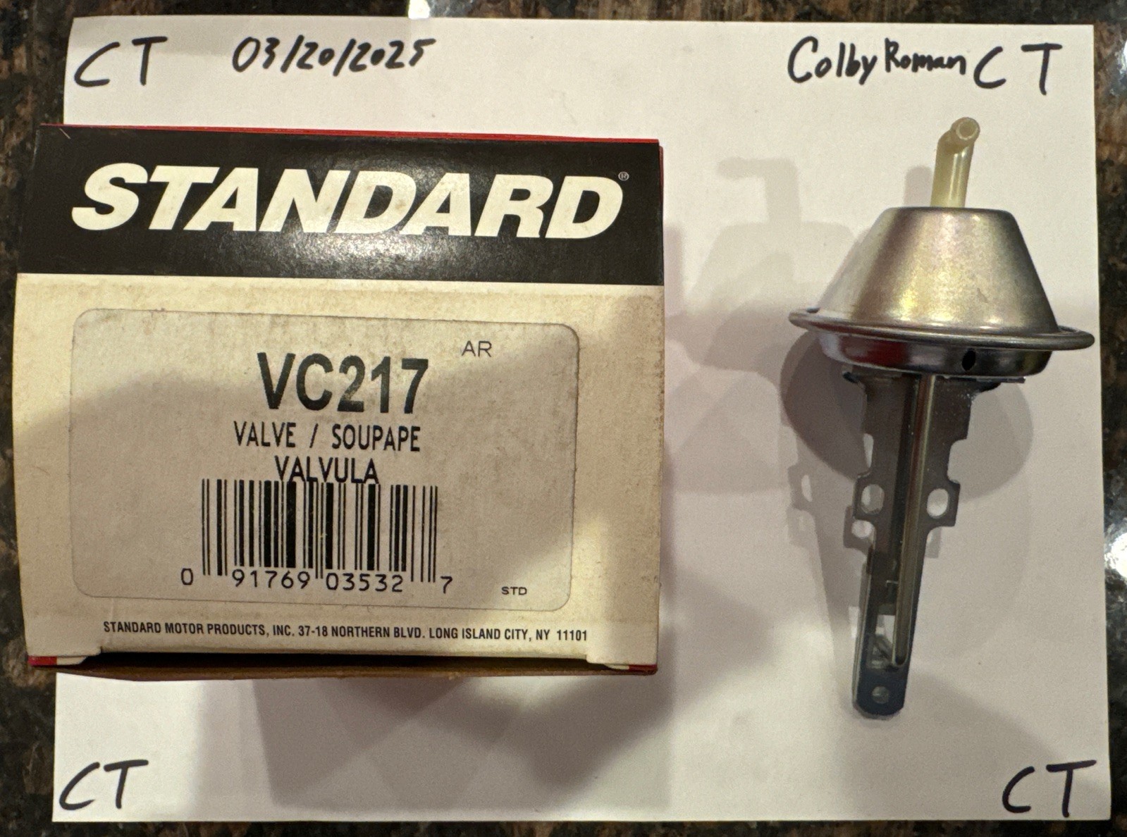 Distributor Vacuum Advance Standard VC-217