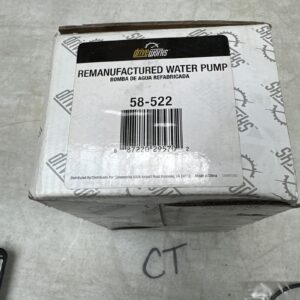 Driveworks 58-522 Reman Water Pump, Fits Some Chry, Dodge, Eagle, Mitsu & Plym.