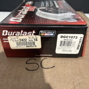 Duralast Max Ceramic Rear Brake Pad Set - DGC1073 New