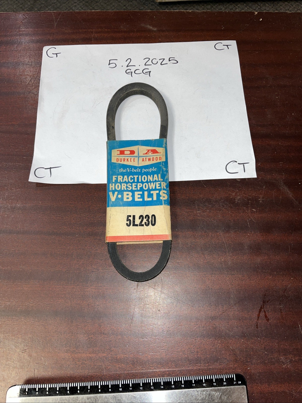 Durkee Atwood 5L230 Belt