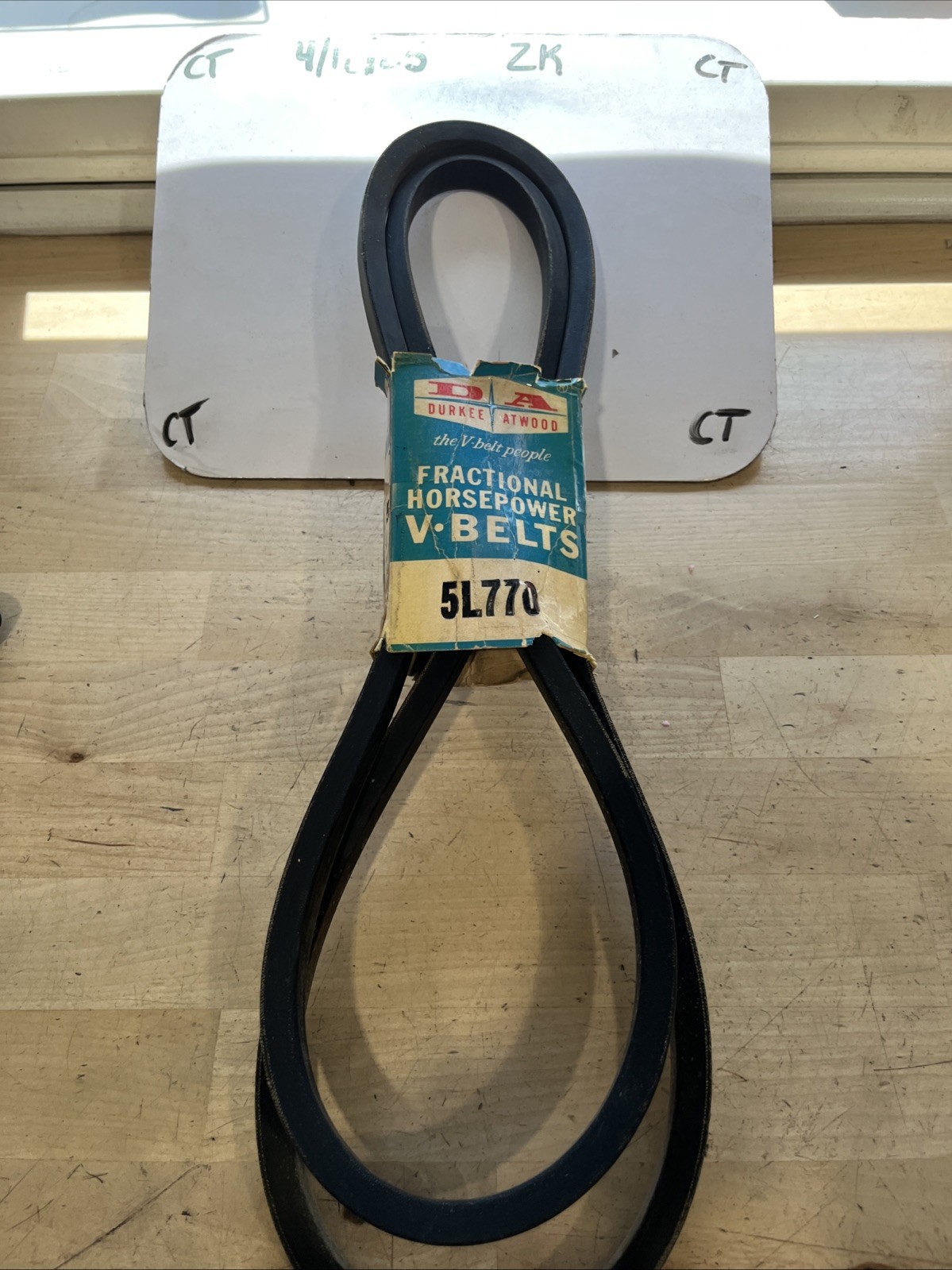 Durkee Atwood Fractional Horsepower V-Belt 5L770 - Image 3