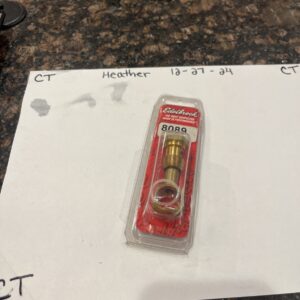 Edelbrock Carburetor Fuel Inlet Fitting 8089