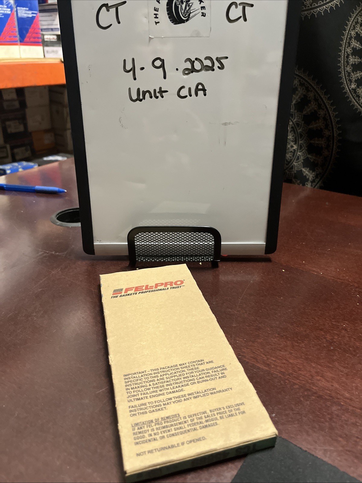 Engine Camshaft Seal Kit Fel-Pro TCS 45889