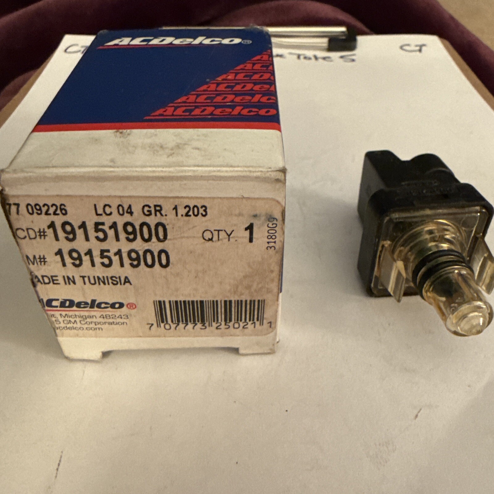 Engine Coolant Level Switch ACDelco GM Original Equipment 19151900 - Image 3