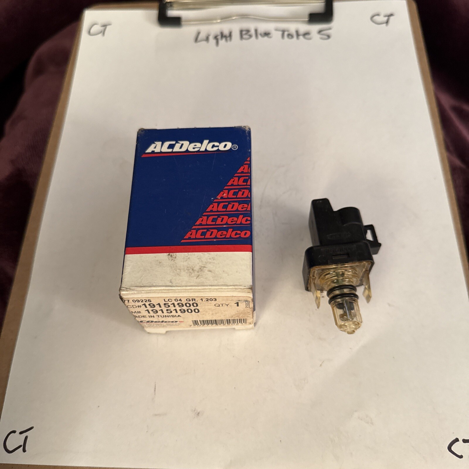 Engine Coolant Level Switch ACDelco GM Original Equipment 19151900