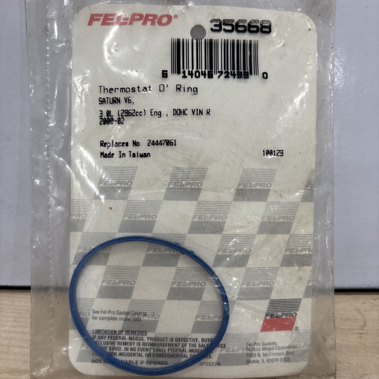 Engine Coolant Thermostat Housing Seal Fel-Pro 35668 - Image 3