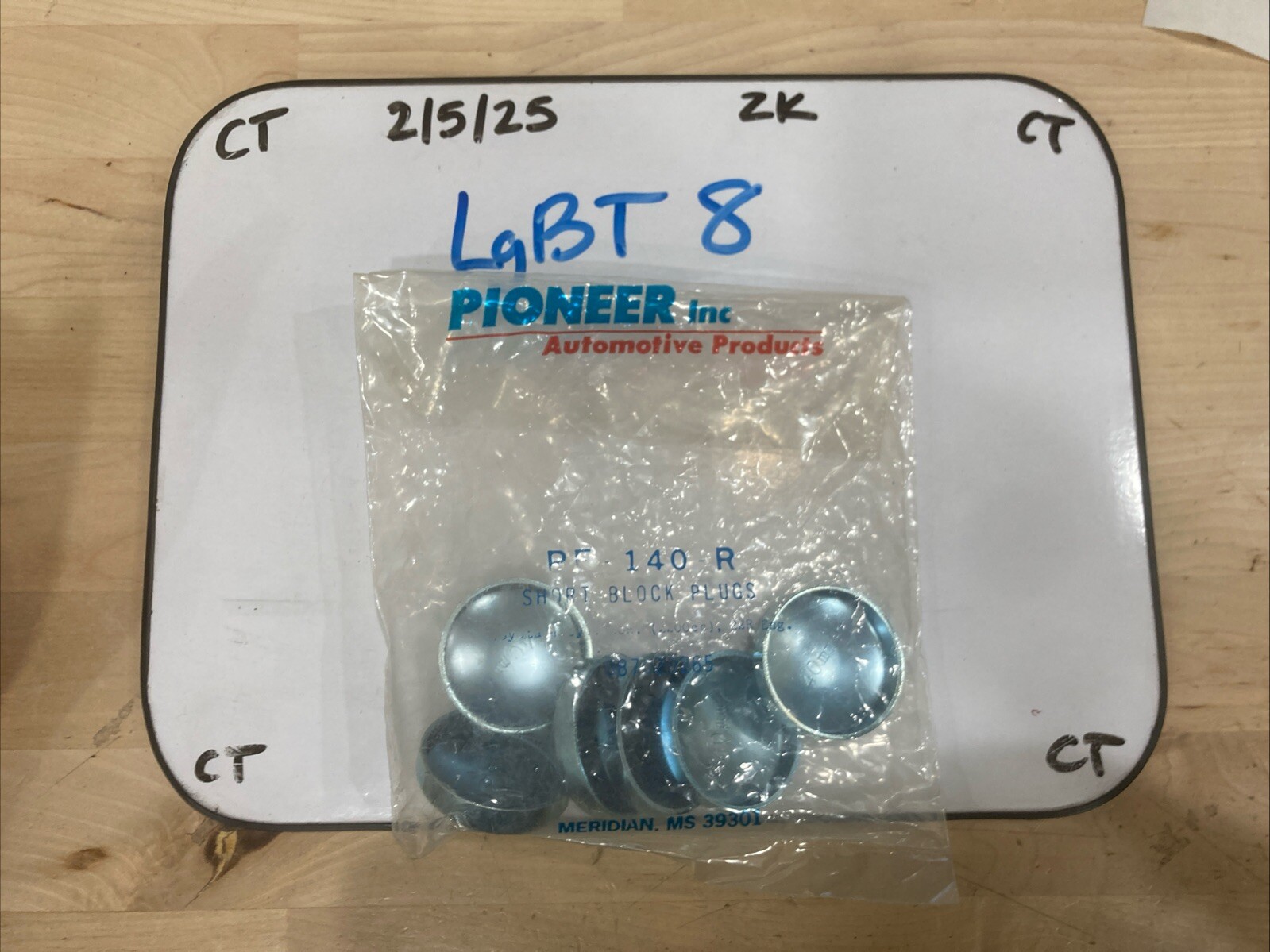 Engine Expansion Plug Kit Pioneer PE-140-R