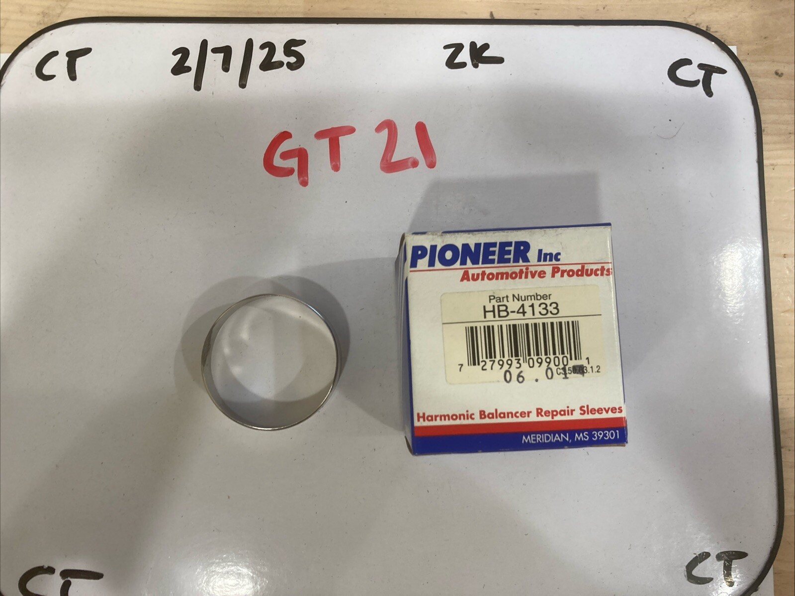 Engine Harmonic Balancer Repair Sleeve Pioneer HB-4133