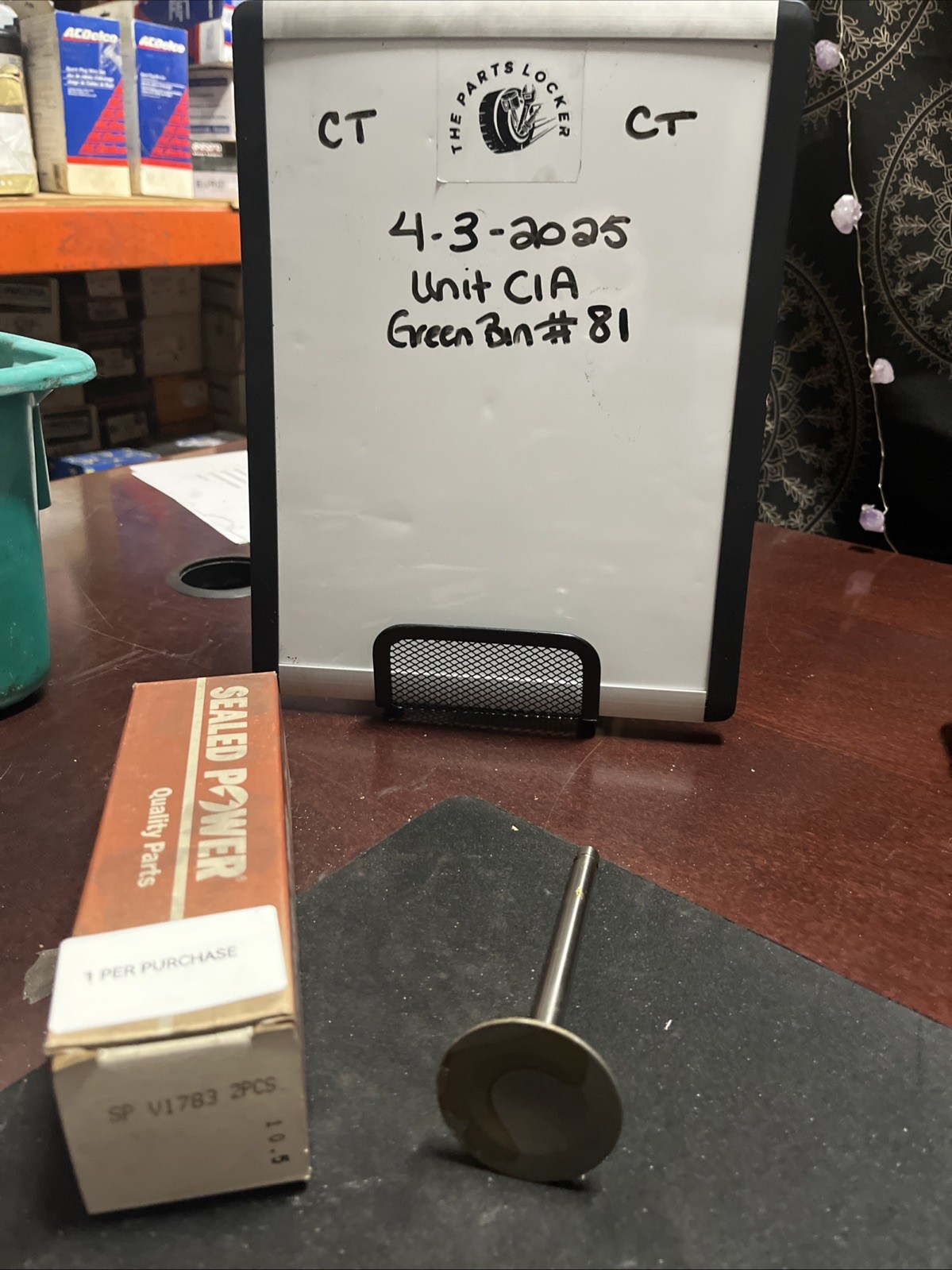 Engine Intake Valve Sealed Power V-1783