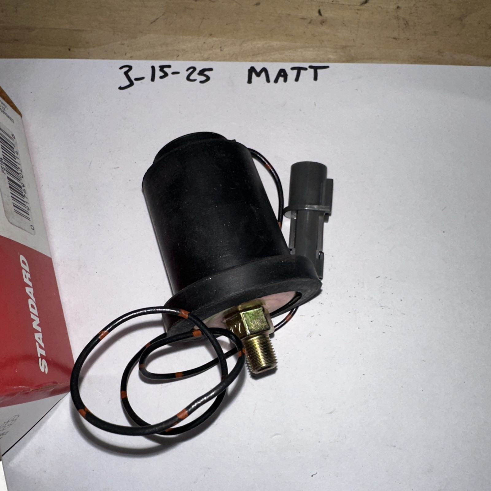 Engine Oil Pressure Switch-Sender With Light Standard PS-194 - Image 3